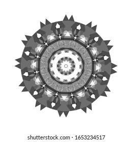 illustration vector graphic of Geometric Mandala Design. fit for logo, icon or symbol, etc
