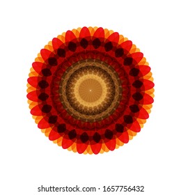 illustration vector graphic of Geometric Mandala Design. Circular ornament design element. Mandala flower decoration. fit for logo, icon or symbol, etc