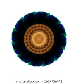 illustration vector graphic of Geometric Mandala Design. Circular ornament design element. Mandala flower decoration. fit for logo, icon or symbol, etc