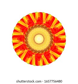 illustration vector graphic of Geometric Mandala Design. Circular ornament design element. Mandala flower decoration. fit for logo, icon or symbol, etc