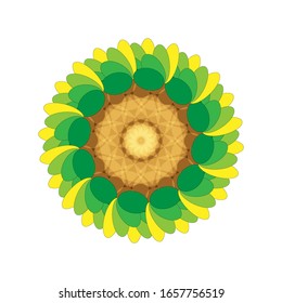 illustration vector graphic of Geometric Mandala Design. Circular ornament design element. Mandala flower decoration. fit for logo, icon or symbol, etc