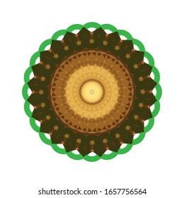 illustration vector graphic of Geometric Mandala Design. Circular ornament design element. Mandala flower decoration. fit for logo, icon or symbol, etc