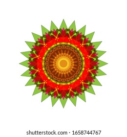 illustration vector graphic of Geometric Mandala Design. Circular ornament design element. Mandala flower decoration. fit for logo, icon or symbol, etc
