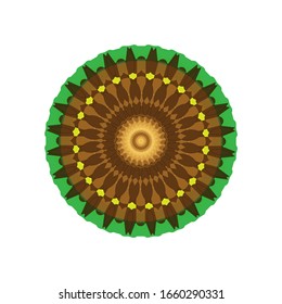 illustration vector graphic of Geometric Mandala Design. Circular ornament design element. Mandala flower decoration. fit for logo, icon or symbol, etc
