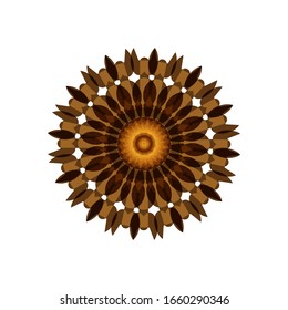illustration vector graphic of Geometric Mandala Design. Circular ornament design element. Mandala flower decoration. fit for logo, icon or symbol, etc