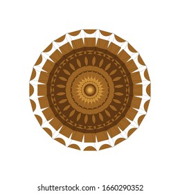 illustration vector graphic of Geometric Mandala Design. Circular ornament design element. Mandala flower decoration. fit for logo, icon or symbol, etc