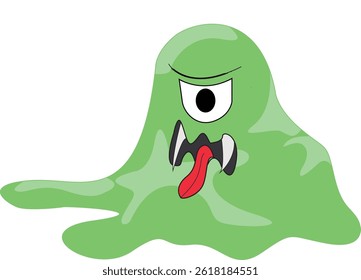 Ilustración del gráfico de Vector de gérmenes, virus, amebas, bacterias malignas, aptas para la salud y la biología mundial.