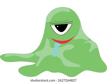 Ilustración del gráfico de Vector de gérmenes, virus, amebas, bacterias malignas, aptas para la salud y la biología mundial.