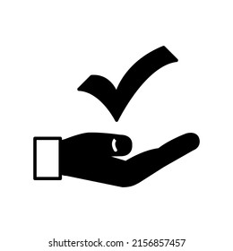 Illustration Vector Graphic of Gesture Check and Hand icon