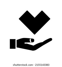 Illustration Vector Graphic of Gesture Love and Hand icon