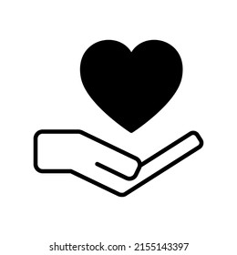 Illustration Vector Graphic of Gesture Love and Hand icon