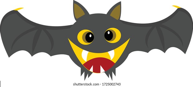 illustration vector graphic of ghost bats.perfect for symbol, icon.