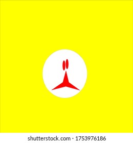 illustration vector graphic of ghost design with yellow background