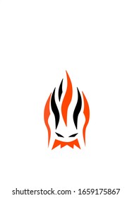 Vektorillustration-Grafik des Geisterfeuersymbol-Symbols perfekt für das Symbol