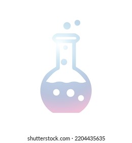 Illustration Vector graphic of Glass Flask icon. Fit for chemical, science, laboratory etc.