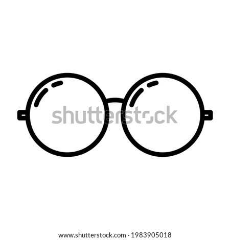 illustration vector graphic of glesses, you can use as an icon on your website, app, poster, etc.