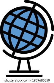 Illustration vector graphic of globe good for your ui design