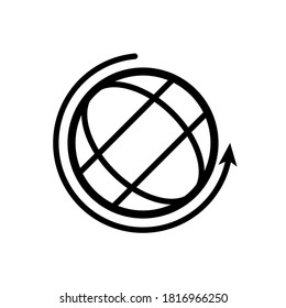 Illustration Vector graphic of globe icon template