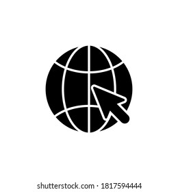 
Illustration Vektorgrafik des Globus-Symbols