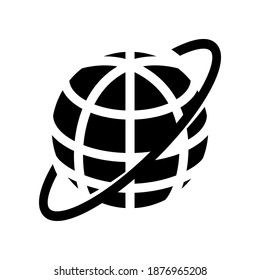 Illustration Vector graphic of globe icon