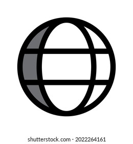 Icono de Ilustración del vector gráfico del globo