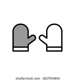 Illustration Vector graphic of glove icon