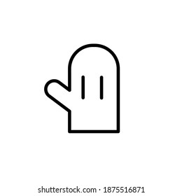 Illustration Vector graphic of glove icon