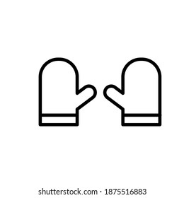 Illustration Vector graphic of glove icon