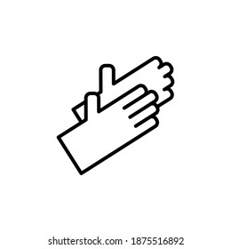 Illustration Vector graphic of glove icon