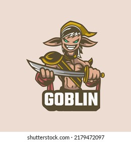 Illustration vector graphic of Goblin, good for logo design