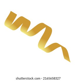 
Illustration vector graphic of gold ribbon