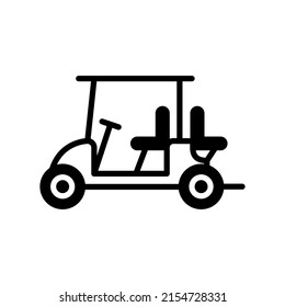 Illustration Vector graphic of Golf Cart icon template