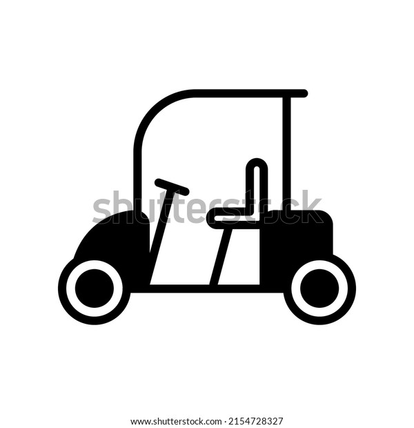 Illustration\
Vector graphic of Golf Cart icon\
template