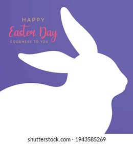 illustration vector graphic of good for happy easter day, greeting card, template, background, feed