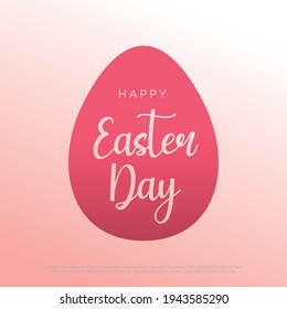 illustration vector graphic of good for happy easter day, greeting card, template, background, feed