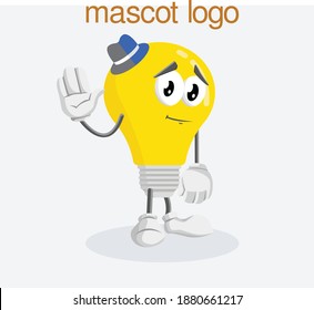 Illustration vector graphic of with goodbye poses. Perfect for bulb logo, bulb product, etc.