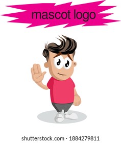 Illustration vector graphic of with goodbye poses. Perfect for card, poster, banner, T-shirt, etc.