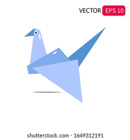 
Illustration vector graphic of goose origami icon vector eps 10