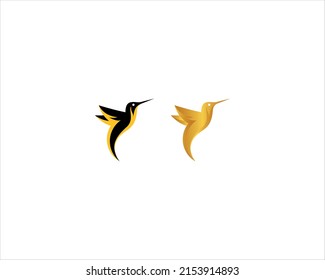 illustration vector graphic of Gradient colibri logo template Vector