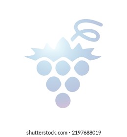 Illustration Vector graphic of Grape fruit icon. Fit for vitamin, organic, healthy, vegan, juice etc.