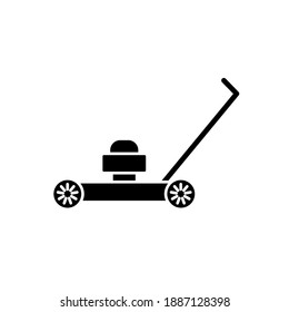 Ilustración Gráfico vectorial del icono del cortador de césped