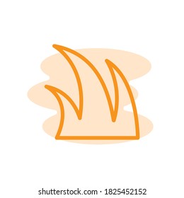 Illustration Vector graphic of grass icon. Fit for nature, plant, garden, background etc.