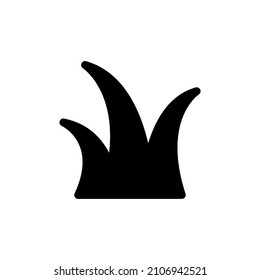 Illustration Vector graphic of grass icon. Fit for nature, plant, garden, background etc.