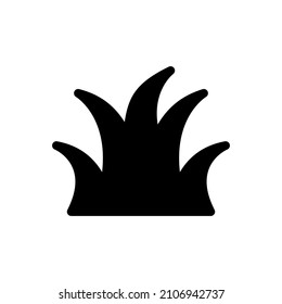 Illustration Vector graphic of grass icon. Fit for nature, plant, garden, background etc.