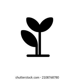 Illustration Vector graphic of growth icon. Fit for sprout, plant, nature, gardening etc.