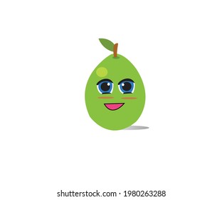 illustration vector graphic of guava