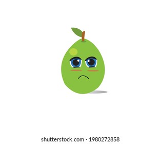 illustration vector graphic of guava
