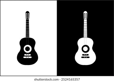 Illustration vector graphic of guitar icon
