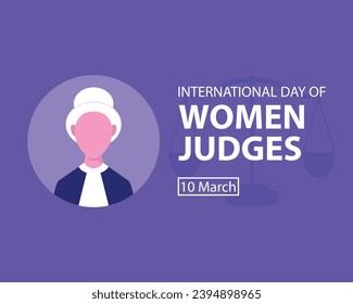 illustration vector graphic of half the body of a female judge, perfect for international day, women judges, celebrate, greeting card, etc.