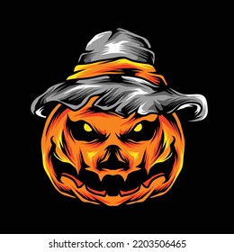 Illustration vector graphic of halloween.can be used as a poster,t-shirt design,merch,etc